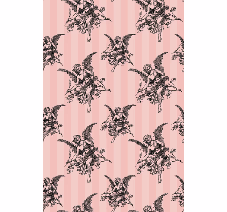 Klasická tapeta s motivem toile jouy - TenStickers