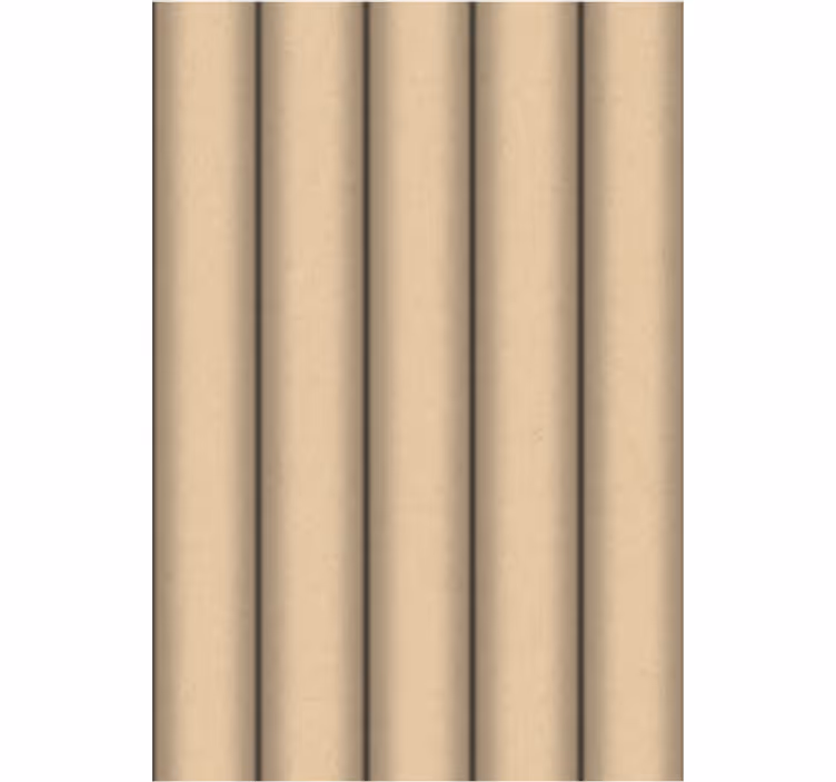 Tapeta do obývacího pokoje hnědé trubky minimalistická - TenStickers