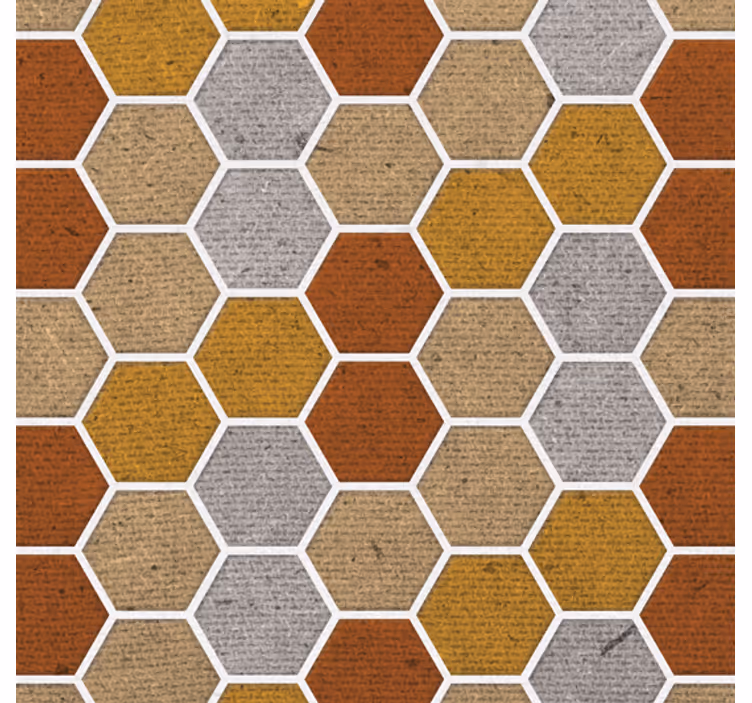 Tapeta do obývacího pokoje s panelovou texturou - TenStickers