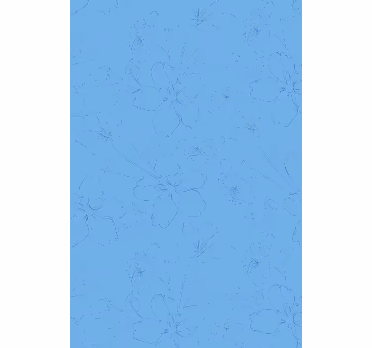 Tapeta do obývacího pokoje inspirovaná botaniku - TenStickers