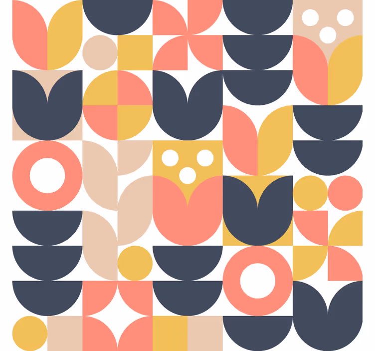 Severská tapeta geometrické vzory - TenStickers