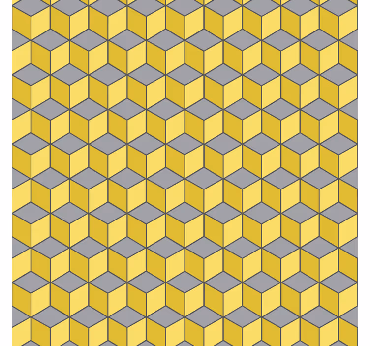 Geometrická tapeta pantone čtverce - TenStickers