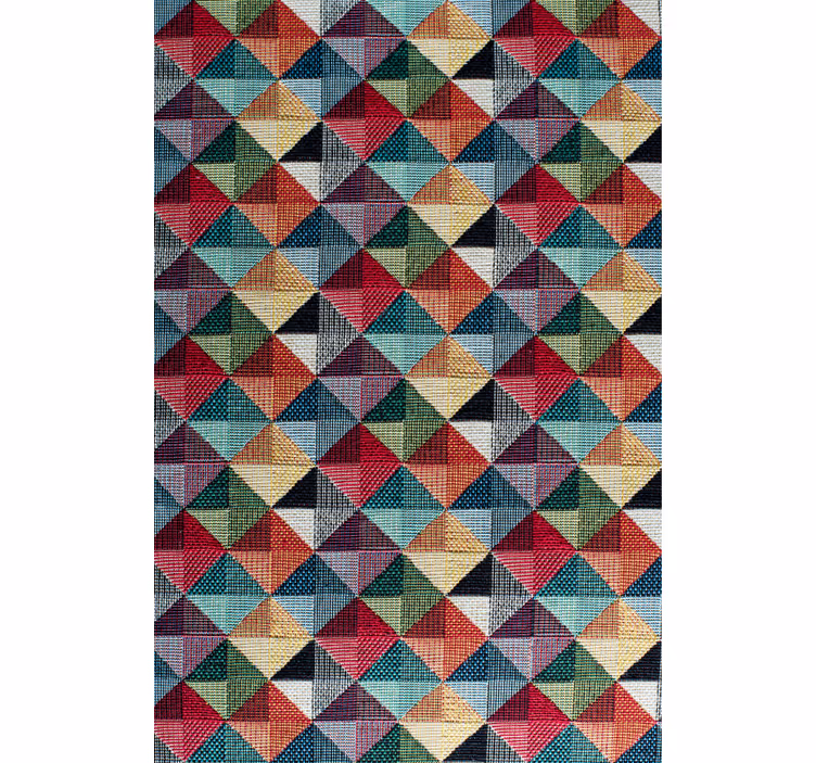 Geometrická tapeta s geometrickými tvary - TenStickers