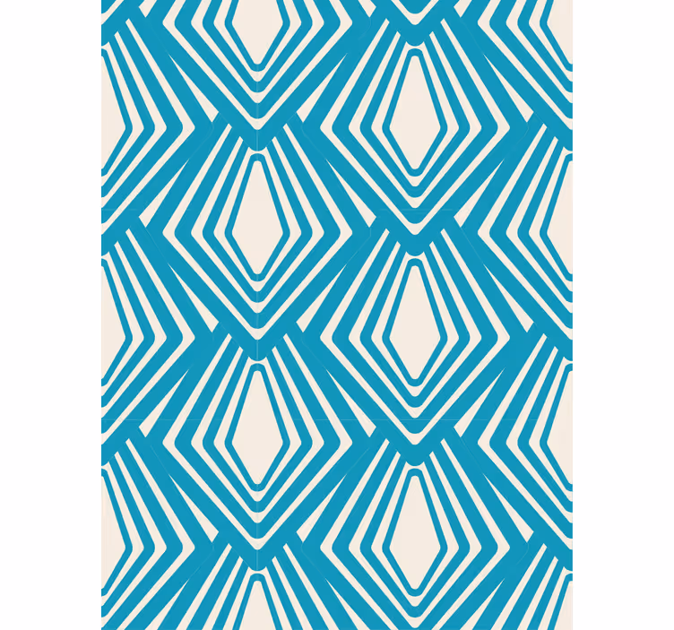 Geometrická tapeta s diamantovým vzorem - TenStickers