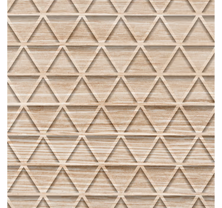 Geometrická tapeta s vyvýšenými trojúhelníky - TenStickers