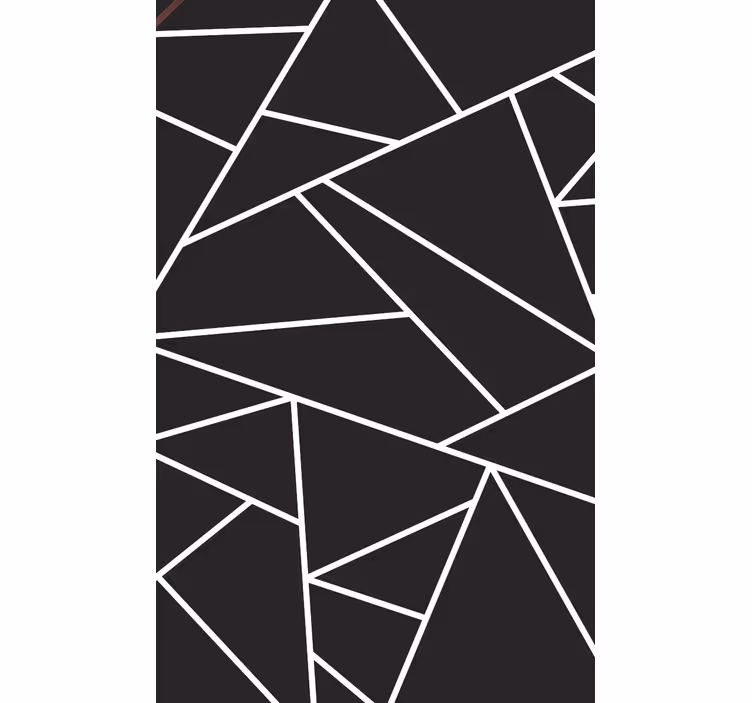 Geometrická tapeta abstraktní úhlové uspořádání - TenStickers