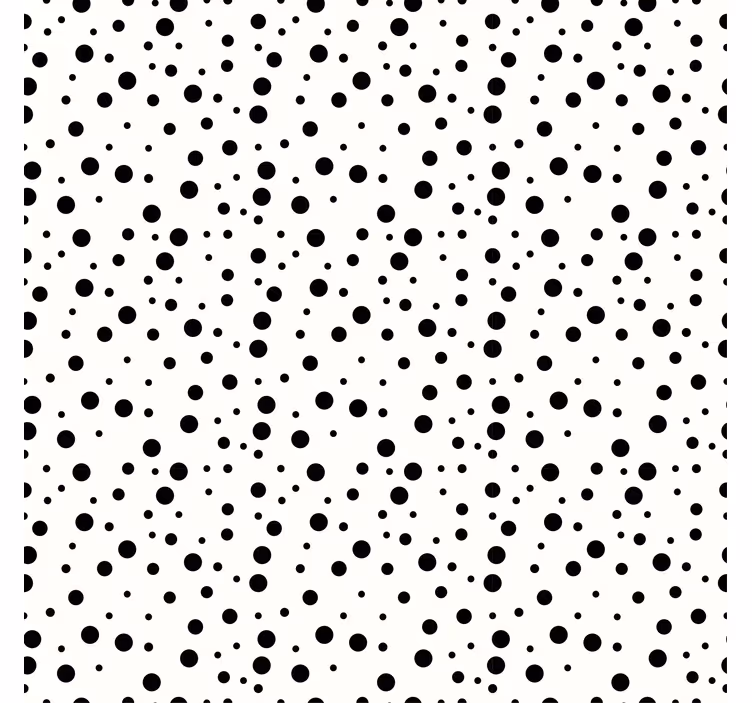 Geometrická tapeta monochromatický tečkovaný vzor - TenStickers