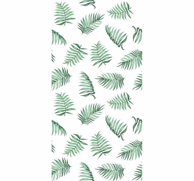 Strom tapeta zelené palmové listy - TenStickers