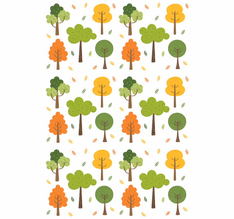 Strom tapeta barevný vzor - TenStickers