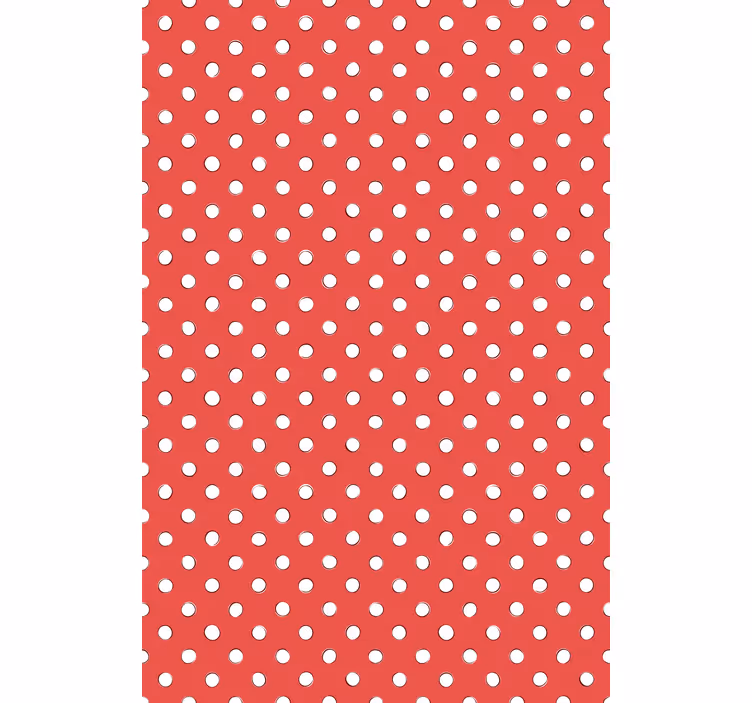 Kuchyňská tapeta červené puntíky - TenStickers
