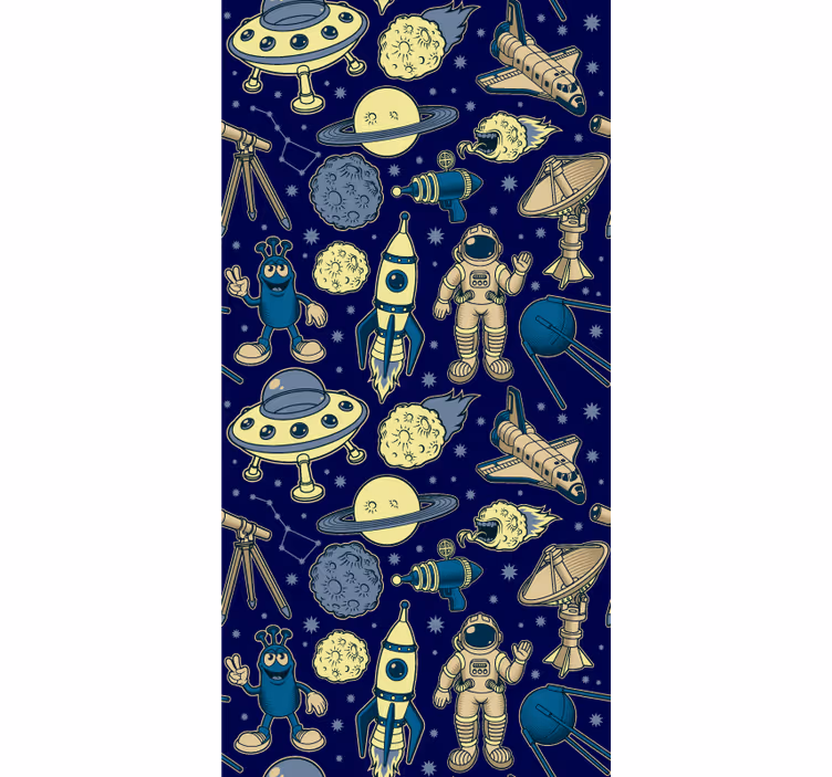 Tapeta do dětského pokoje hvězdní hrdinové - TenStickers
