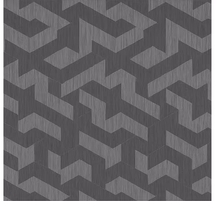 Tapeta pro ložnici teenagera geometrické tmavé tvary - TenStickers