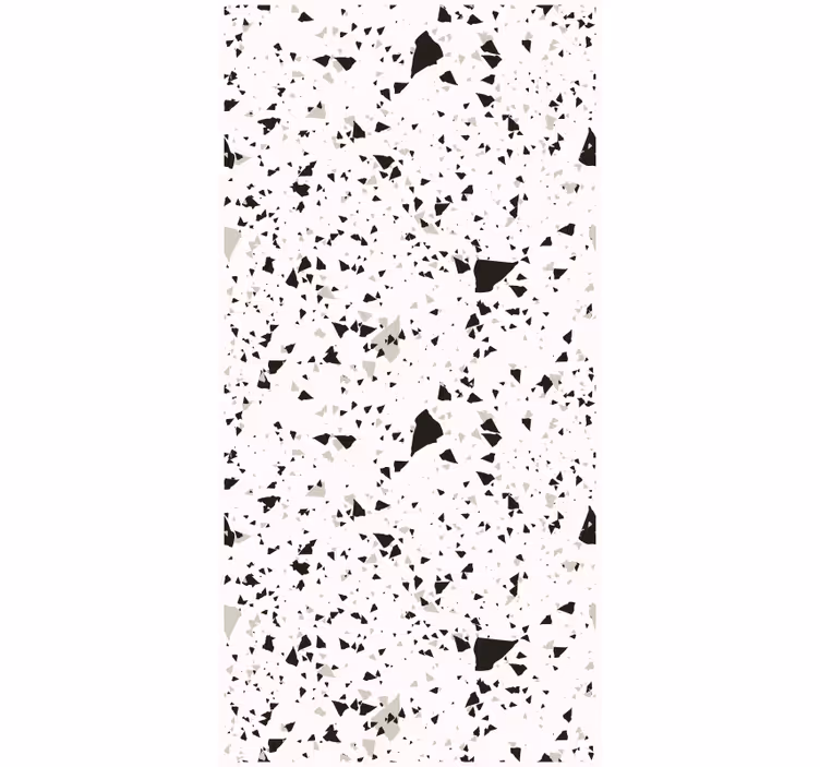Kuchyňská tapeta terrazzo v šedé, bílé a černé - TenStickers