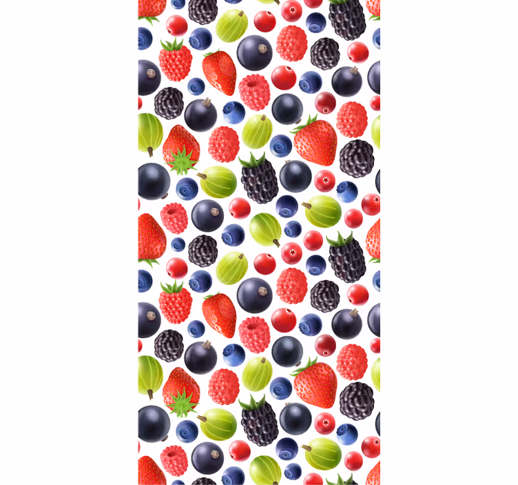 Kuchyňská tapeta berry kolekce - TenStickers
