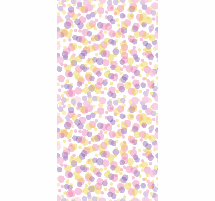 Tapeta do koupelny s růžovými bublinkami - TenStickers