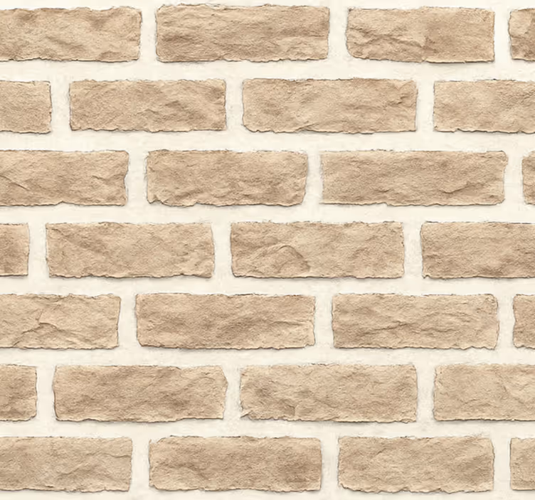 Tapeta do obývacího pokoje rustikální pískovcová cihla - TenStickers