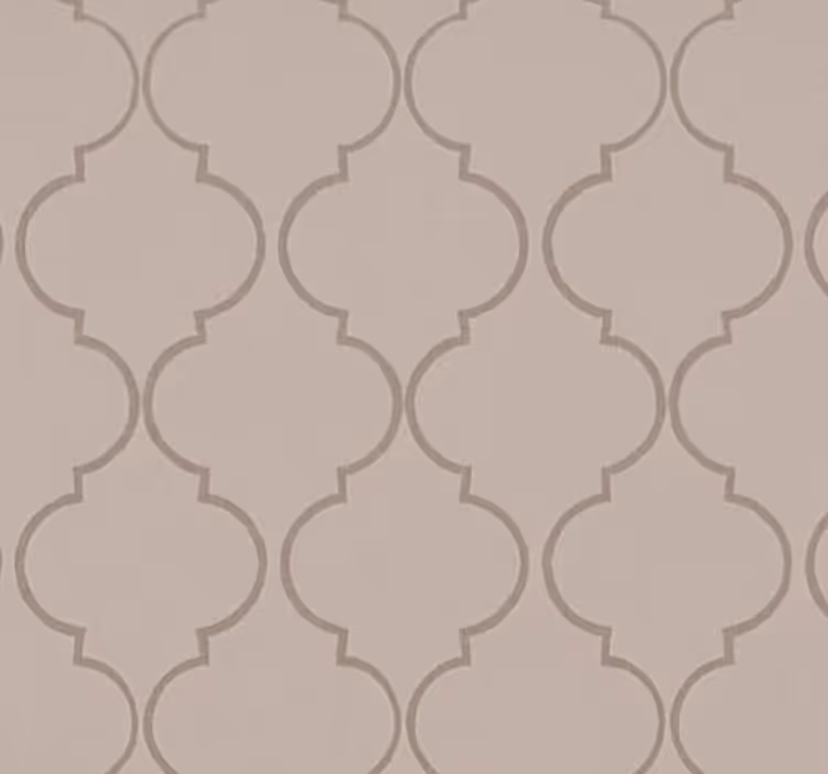 Tapeta do ložnice v taupe lněné textuře - TenStickers