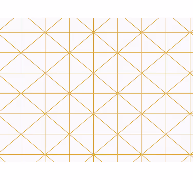 Tapeta do ložnice zlatá geometrie - TenStickers