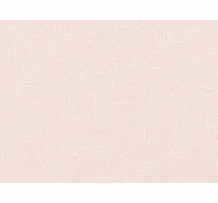 Tapeta do ložnice v jemně růžové botanice - TenStickers