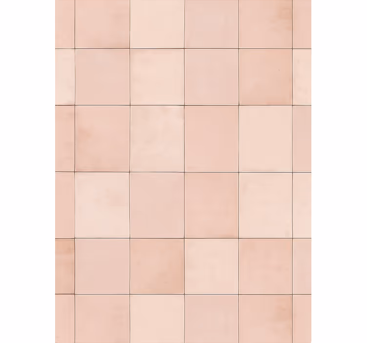 Kuchyňská tapeta růžový dlaždicový vzor - TenStickers