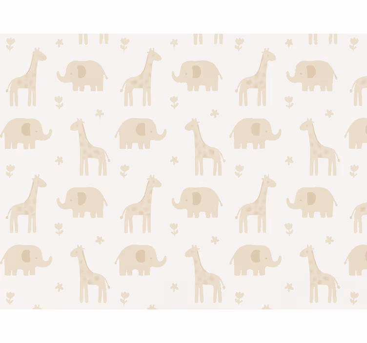 Tapeta do dětského pokoje s neutrálním pruhovaným vzorem - TenStickers