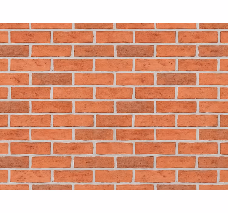 Cihlová tapeta klasická červená cihlová zeď - TenStickers