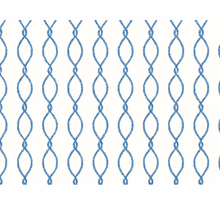 Tapeta do obývacího pokoje elegantní modrý design - TenStickers
