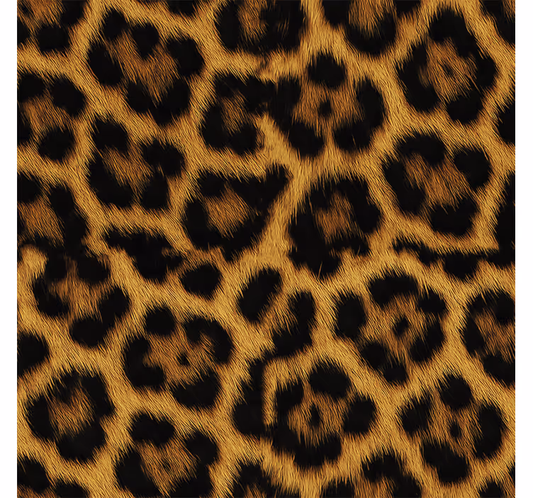Tapeta do ložnice s motivem huňatého leoparda - TenStickers