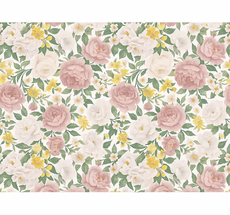 Tapeta do ložnice s tajemným botanickým vzorem - TenStickers