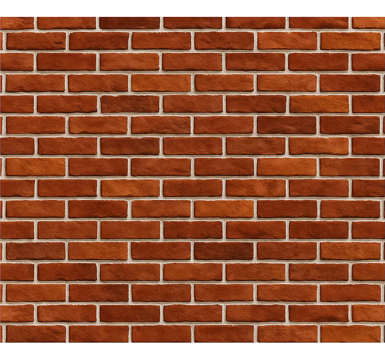 Tapeta do obývacího pokoje s texturou červených cihel - TenStickers