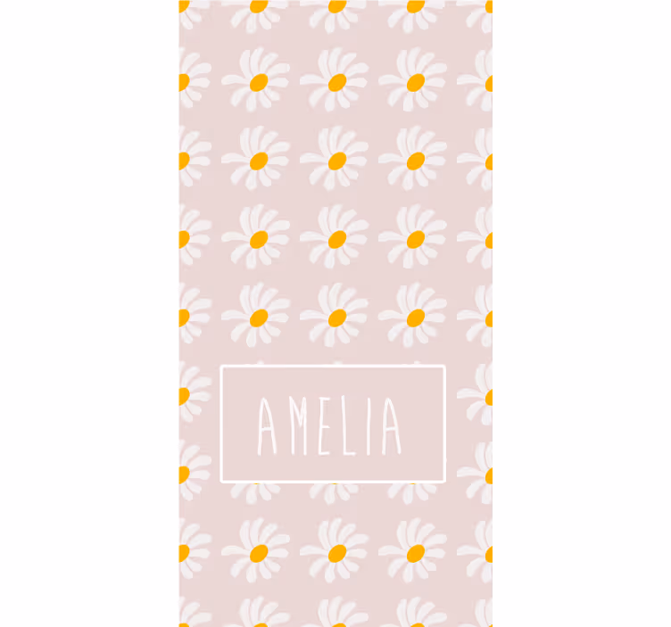 Květinový ornament tapeta v boho stylu - TenStickers