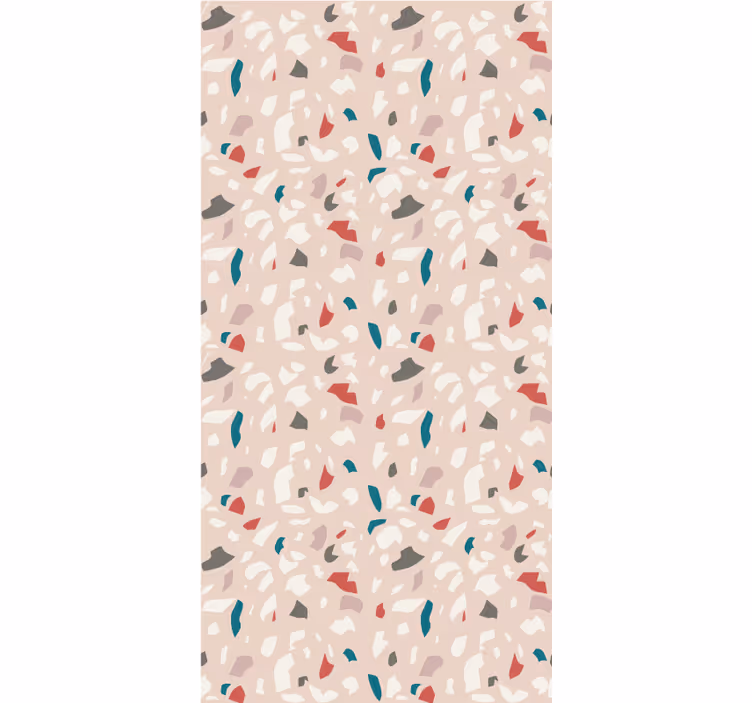 Tapeta do ložnice s terrazzo efektem - TenStickers