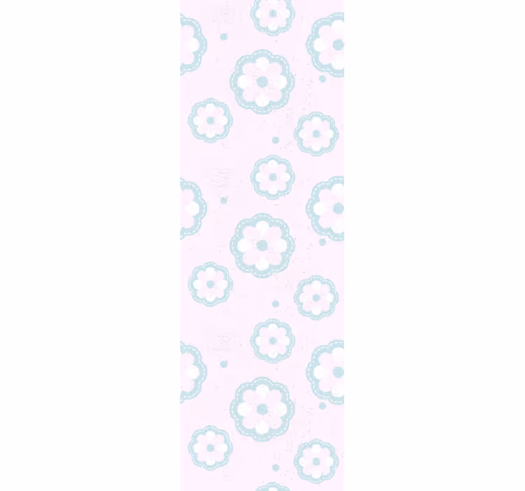 Tapeta do ložnice růžový vzor shabby chic - TenStickers