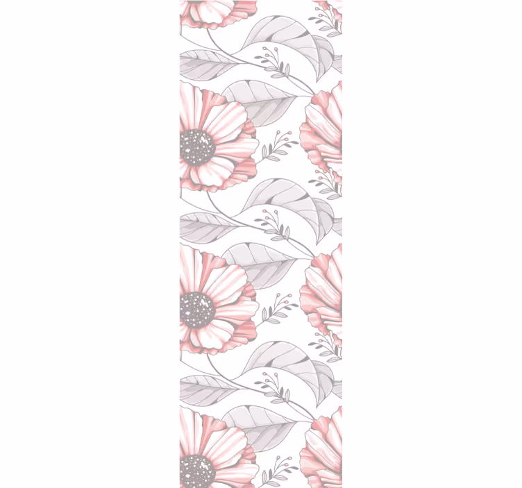 Tapeta do ložnice s elegantním designem magnólie - TenStickers