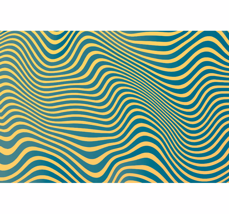 Tapeta do ložnice s retro pruhy - TenStickers