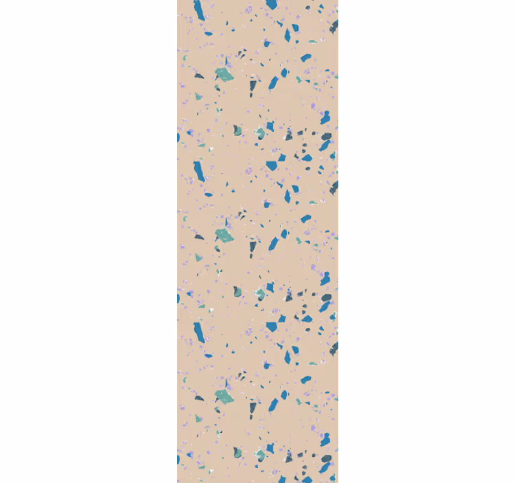 Tapeta do ložnice barevný terrazzo kámen - TenStickers