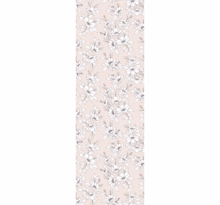 Tapeta do ložnice s elegantním severským vzorem - TenStickers