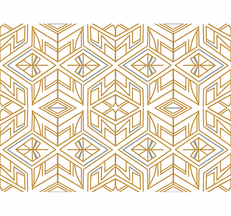 Geometrické tapety moderní zlaté geometrické - TenStickers