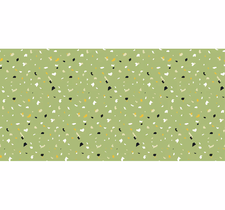 Zelená tapeta terrazzo zelená - TenStickers