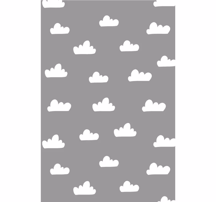 Šedá tapeta zamlžené nebe - TenStickers
