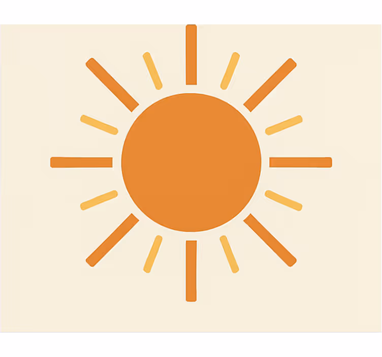 Terakotová tapeta sol filat - TenStickers