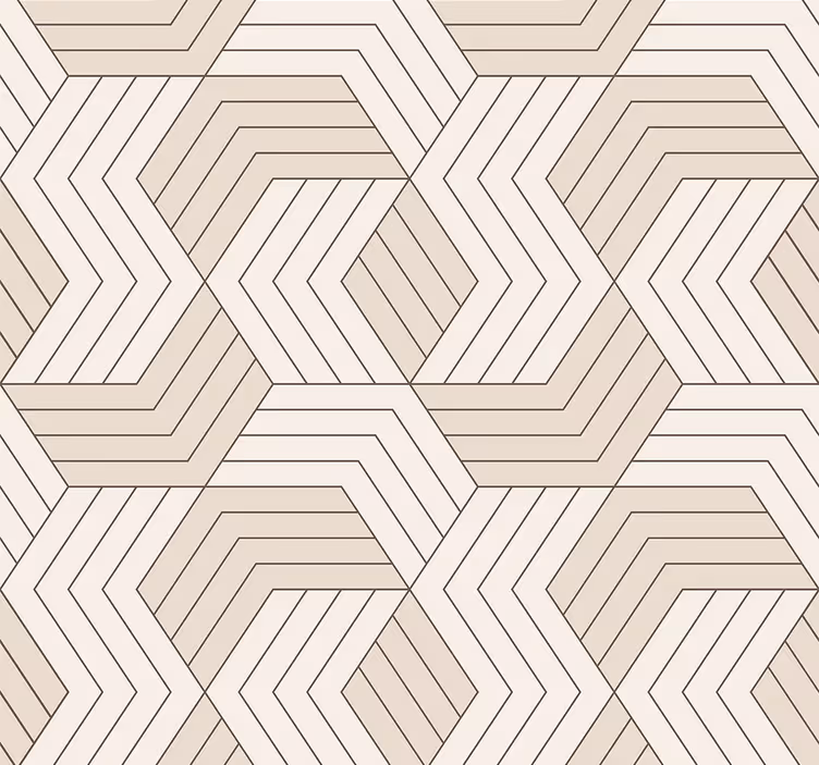 Geometrické tapeta s kostkami - TenStickers