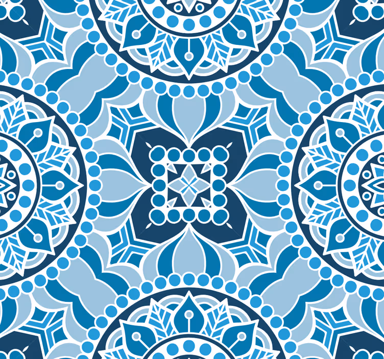 Ozdobné tapeta mandala styl - TenStickers