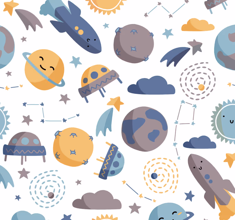 Prostor dětské tapeta - TenStickers
