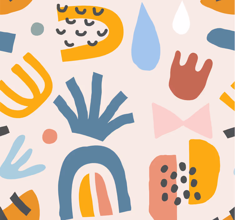 Obývací pokoj tapeta letní kapky - TenStickers