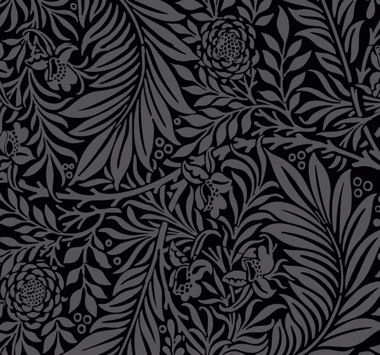 černá abstraktní vzory halloween tapeta - TenStickers