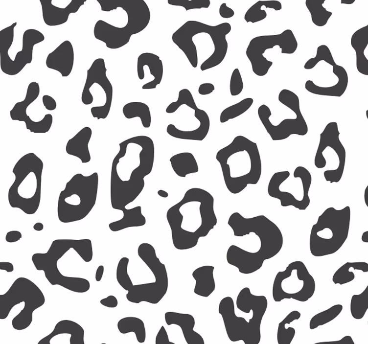 černý leopard zvířecí tapeta - TenStickers
