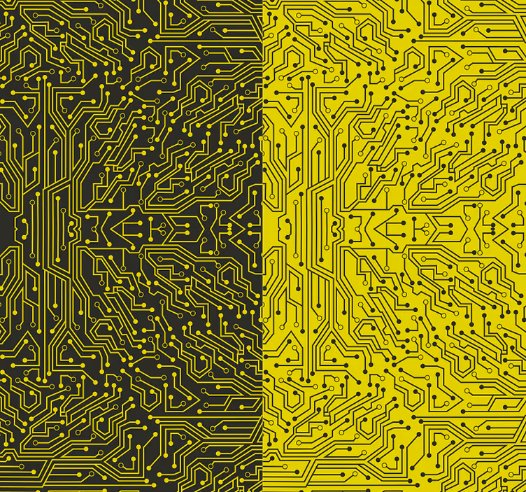 Abstraktní tapeta linky metra - TenStickers