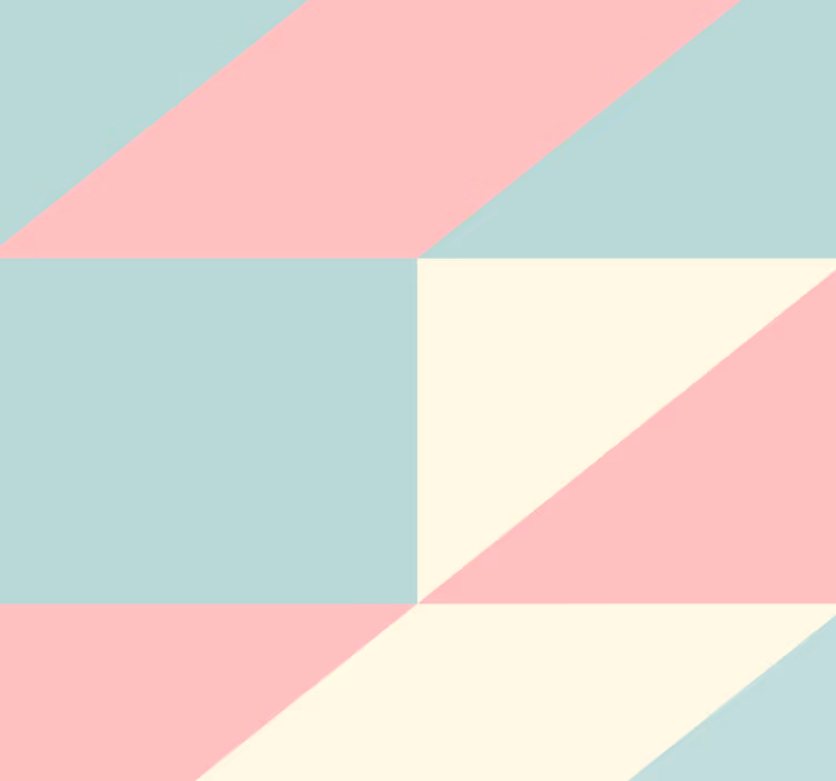 Geometrický trojúhelník tapeta - TenStickers