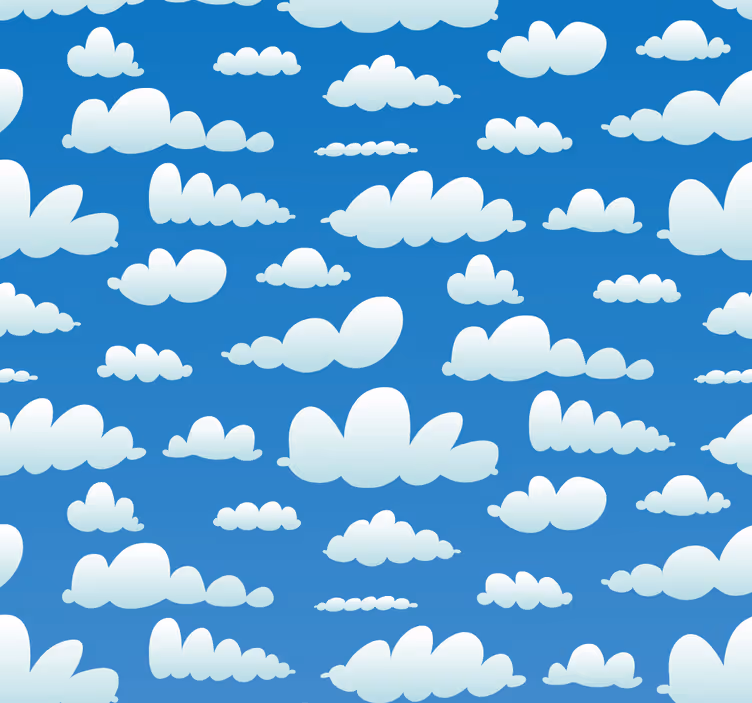 Design mraků Tapeta do obývacího pokoje - TenStickers